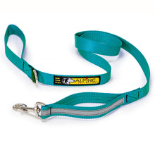 Load image into Gallery viewer, Urban Trail® Walking Dog Leash, 5 Foot Long,  1" or 3/4" width for Large and Small Dog, Hiking Leash, Low Light Visibility, 3M™ Scotchlite Reflective Bands- Hand-Made in the USA!