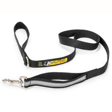 Load image into Gallery viewer, Urban Trail® Walking Dog Leash, 5 Foot Long,  1" or 3/4" width for Large and Small Dog, Hiking Leash, Low Light Visibility, 3M™ Scotchlite Reflective Bands- Hand-Made in the USA!