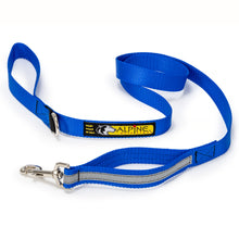 Load image into Gallery viewer, Urban Trail® Walking Dog Leash, 5 Foot Long,  1" or 3/4" width for Large and Small Dog, Hiking Leash, Low Light Visibility, 3M™ Scotchlite Reflective Bands- Hand-Made in the USA!