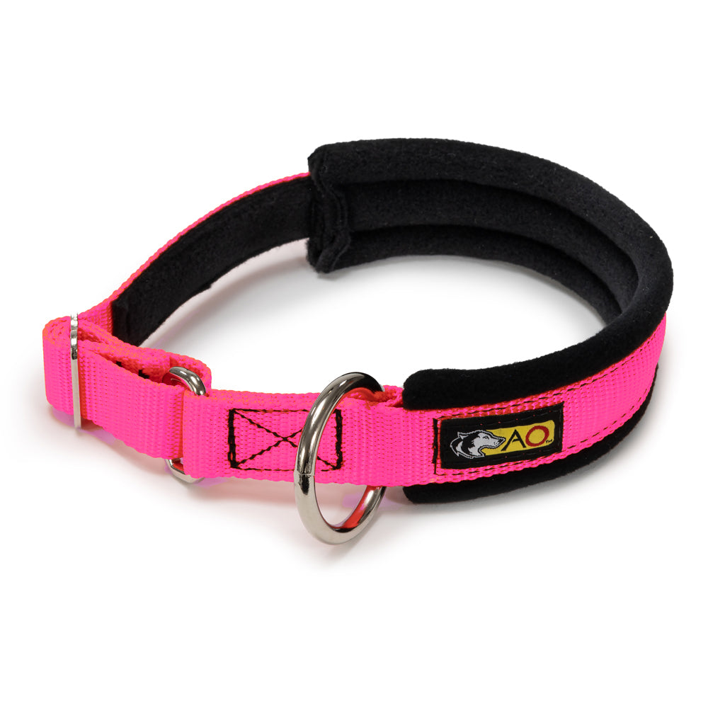 Peak Pooch Adjustable Soft Padded Dog Collar Red Large