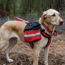 Load image into Gallery viewer, Adventure Trekking Trail Backpack for Dogs. For Use with Urban Trail Harness for Hiking, Walking and Exploring. Hand-Made in the USA!