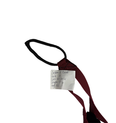 X-Back Harness BURGUNDY 27 x 33.5, 22.25