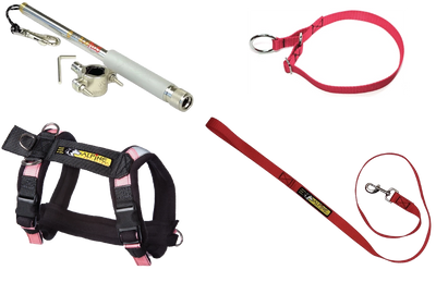 WalkyDog Universal Bicycle Leash & Harness Bundle
