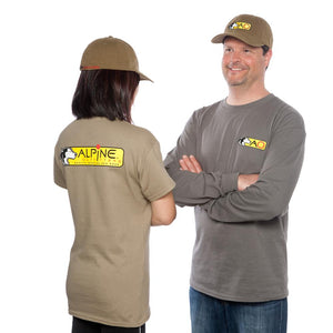 Alpine Outfitters T-Shirt, Long Sleeved, Grey, No Logo on Front - Clearance, Limited Supply
