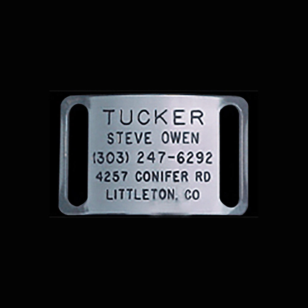 Boomerang Stainless Steel ID Tags