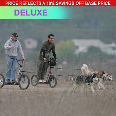 Deluxe Bikejor/Scooter Bundle (1-Dog with 2-Dog Option)