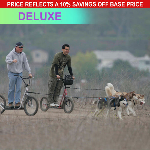 Deluxe Bikejor/Scooter Bundle (1-Dog with 2-Dog Option)