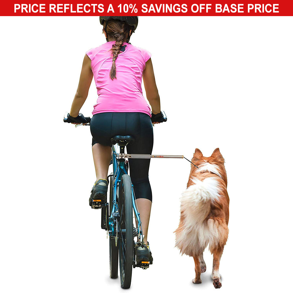 best leash for walking dog with stroller WalkyDog Universal Bicycle Leash & Harness Bundle – Alpine Outfitters